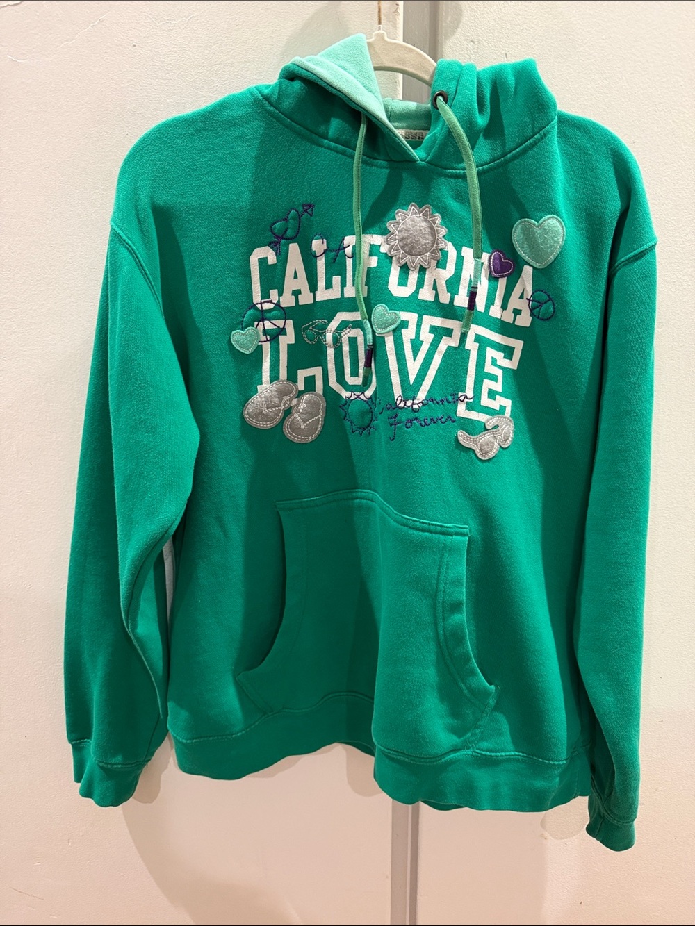 California Love Green Hoodie Sweatshirt
